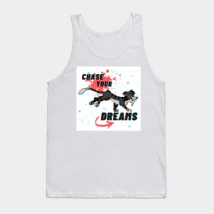 CHASE YOUR DREAMS! Cat Tank Top